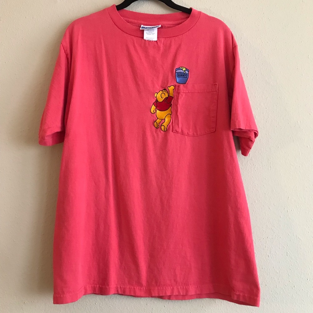 Vintage Disney Winnie the Pooh Pocket T Shirt
